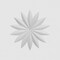 Ekena Millwork Standard Sedgwick Flower Rosette With Square Edge, 6"W x 6"H x 3/4"P ROSP060X060X075SDG09 - alternate 2